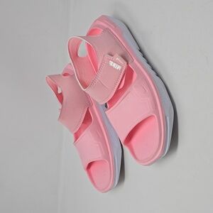 Nike Sandals Playscape GS Artic Punch Pink White Women's Sandals Size 8/5Y